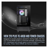 Thermaltake View 270 Plus TG ARGB (ATX, E-ATX, mATX, Mini-ITX)