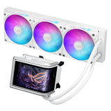 Asus ROG RYUO IV 360 ARGB WHT Liquid CPU Cooler, LCD, 3x120mm ARGB