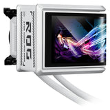 Asus ROG RYUO IV 360 ARGB WHT Liquid CPU Cooler, LCD, 3x120mm ARGB