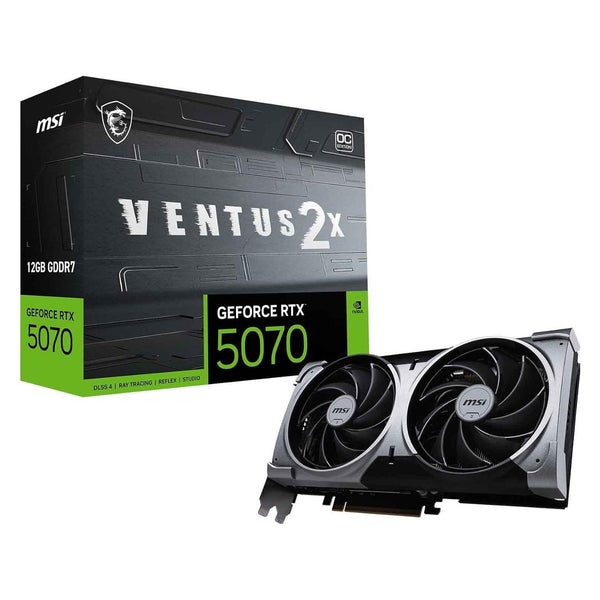 MSI GeForce RTX 5070 VENTUS 2X OC (12 Go, GDDR7)