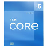Intel Core i5-12400F (LGA 1700, 2.50 GHz, 6 -Core)
