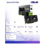 ASUS Dual GeForce RTX 5050 OC (8 Go, GDDR6)