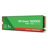 WD Green SN3000 powered by SANDISK (1000 Go, M.2, M.2 2280)