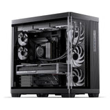 Jonsbo TK-4 Gehäuse, Midi-Tower, ATX, Tempered Glass - schwarz (ATX, ITX, Mini-ATX)