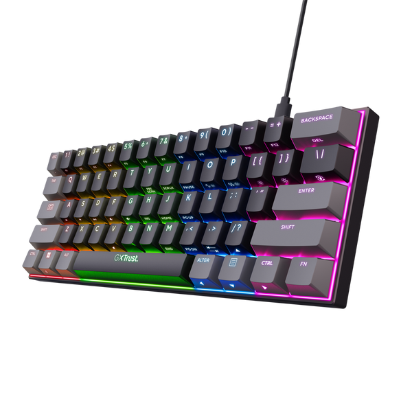 Trust GXT867 Acira 60% Mini Gaming Keyboard