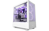 NZXT Boîtier d’ordinateur H5 Flow Blanc mat