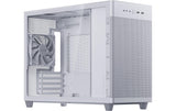 ASUS Boîtier d’ordinateur AP201 MicroATX TG Blanc