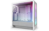 NZXT Boîtier d’ordinateur H5 Flow RGB Blanc