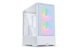 Lian Li Boîtier d’ordinateur LANCOOL 207 Tour midi, verre trempé – blanc