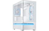 ASUS Boîtier d’ordinateur Prime AP202 TG ARGB Blanc