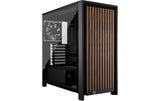Corsair Boîtier d’ordinateur 4000D Wood noir, noyer