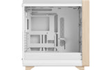 Fractal Design Summit Chalk White TG Clear Tint Blanc craie, teinte transparente TG