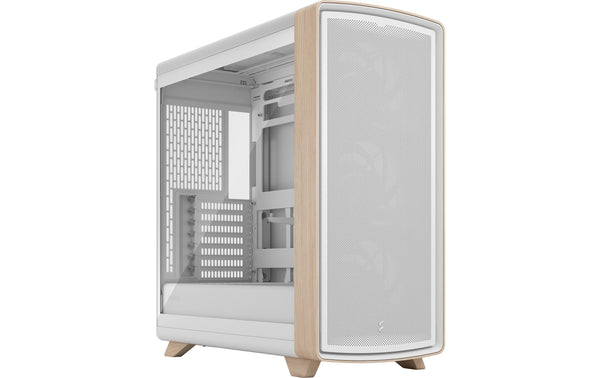 Fractal Design Summit Chalk White TG Clear Tint Blanc craie, teinte transparente TG