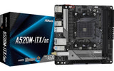 ASRock A520M-ITX/AC, mATX, AM4 AMD B550, 2x DDR4, PCIe 3.0