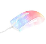 Deltaco Gaming Mouse DM310 RGB white/Trans white-Transparent