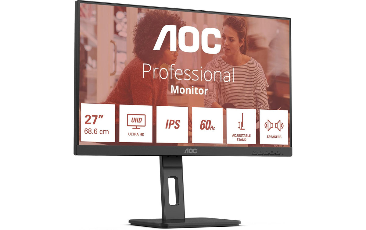 AOC 27 U27E3UF 3840x2160, 60Hz HDMI, DP, USB, Speakers, HV