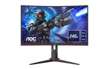 AOC 31.5 C32G2ZE/BK LED, 1920x1080, gaming 1ms, DisplayPort /HDMI /Flicker-free, curve