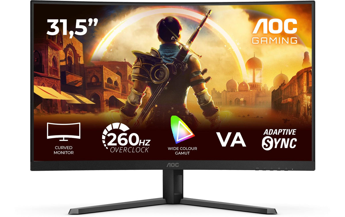 AOC 32 C32G42ZE, 1920x1080, 260 Hz Curved DP, HDMI, USB Hub