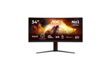 AOC Monitor 34 CU34G4ZCA 240 Hz, VA, HDMI, DP , HV, 90W PD