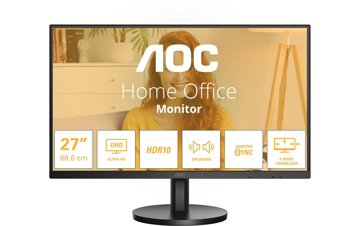 AOC Monitor U27B3A 27 IPS Monitor, 3840x2160