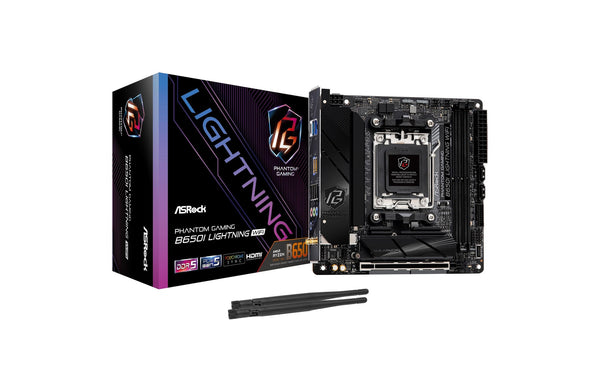 ASRock B650I LIGHTNING WIFI, mITX, AM5 AMD B650, AM5, 2x DDR5, PCIe 4.0