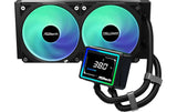 ASRock Challenger 240 Digital Liquid CPU Cooler, 3.4 Disp., 2x120mm ARGB