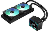 ASRock Challenger 240 Digital Liquid CPU Cooler, 3.4 Disp., 2x120mm ARGB