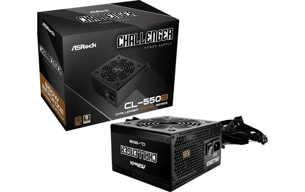 ASRock Challenger CL-550B 80+ Bronze Power Supply Unit