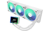 ASRock Challenger White 360 Digital Liquid CPU Cooler, 3.4 Disp., 3x120mm ARGB