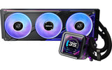 ASRock Phantom Gaming 360 LCD Liquid CPU Cooler, 3.4 LCD, 3x120mm ARGB