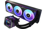 ASRock Phantom Gaming 360 LCD Liquid CPU Cooler, 3.4 LCD, 3x120mm ARGB