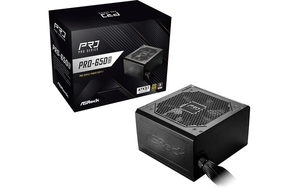 ASRock PRO PRO-650G 80+ Gold Power Supply Unit
