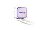 ASRock Pro White 240 ARGB Liquid CPU Cooler, 2x120mm ARGB