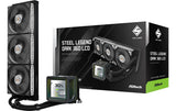 ASRock Steel Legend Dark 360 LCD Liquid CPU Cooler, 3.4 LCD, 3x120mm ARGB
