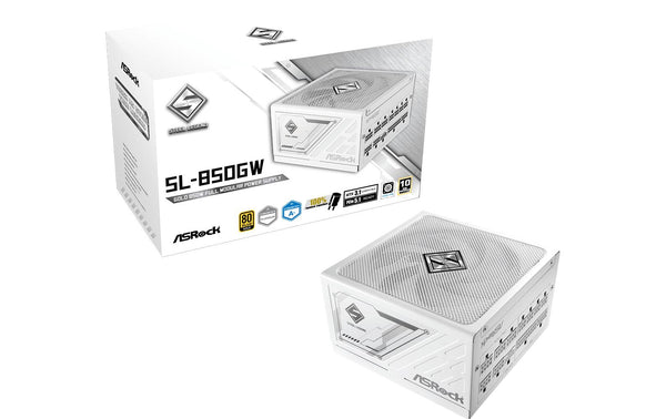 ASRock Steel Legend (White) SL-850GW 80+ Gold Power Supply Unit