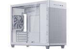 ASUS Boîtier d’ordinateur AP201 MicroATX TG Blanc