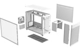 ASUS Boîtier d’ordinateur AP201 MicroATX TG Blanc