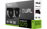 ASUS Carte graphique Dual GeForce RTX 5070 12 GB OC Edition