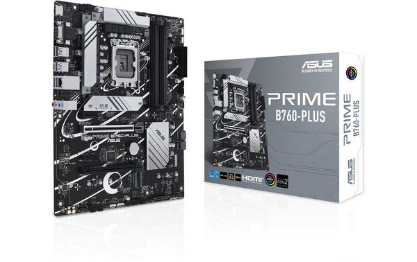 ASUS PRIME B760-PLUS, ATX, LGA LGA1700, 4x DDR5, PCI-E 5.0, HDMI, DP, VGA