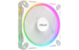 ASUS PRIME MR120 FAN ARGB REVERSE WHT 3IN1 120x120x28mm, PWM, 1600rpm, max. 21 dB