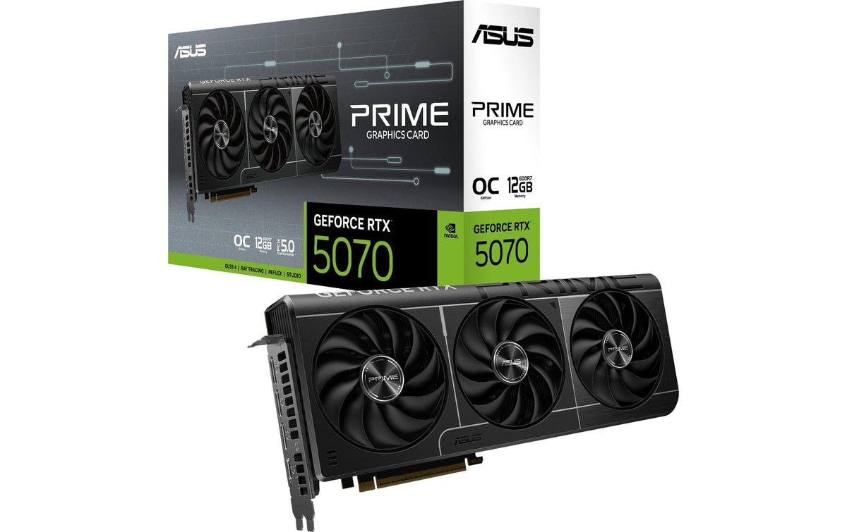 ASUS Carte graphique Prime GeForce RTX 5070 OC Edition 12 GB GDDR7