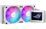 Asus ROG RYUJIN III 240 ARGB WH Liquid CPU Cooler, 3.5 LCD, 2x120mm ARGB