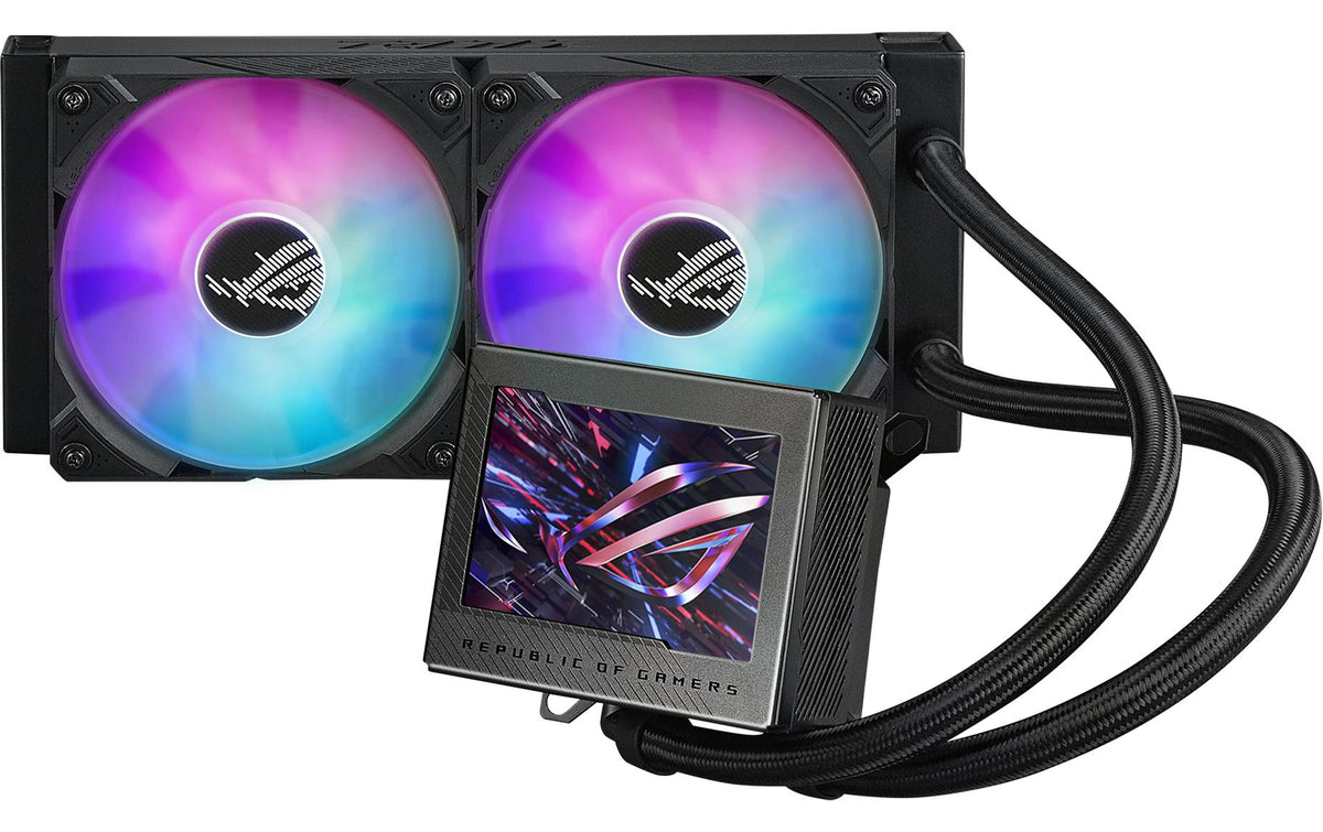 Asus ROG RYUJIN III 240 ARGB Liquid CPU Cooler, 3.5 LCD, 2x120mm ARGB