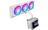 Asus ROG RYUO IV SLC 360 ARGB WHT Liquid CPU Cooler, AMOLED, 3x120mm ARGB