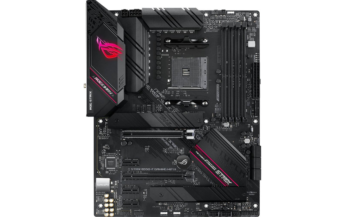 ASUS ROG STRIX B550-F GAMING WF2, ATX, AM4 AMD B550, 4x DDR4, PCIe 4.0, WiFi 6E