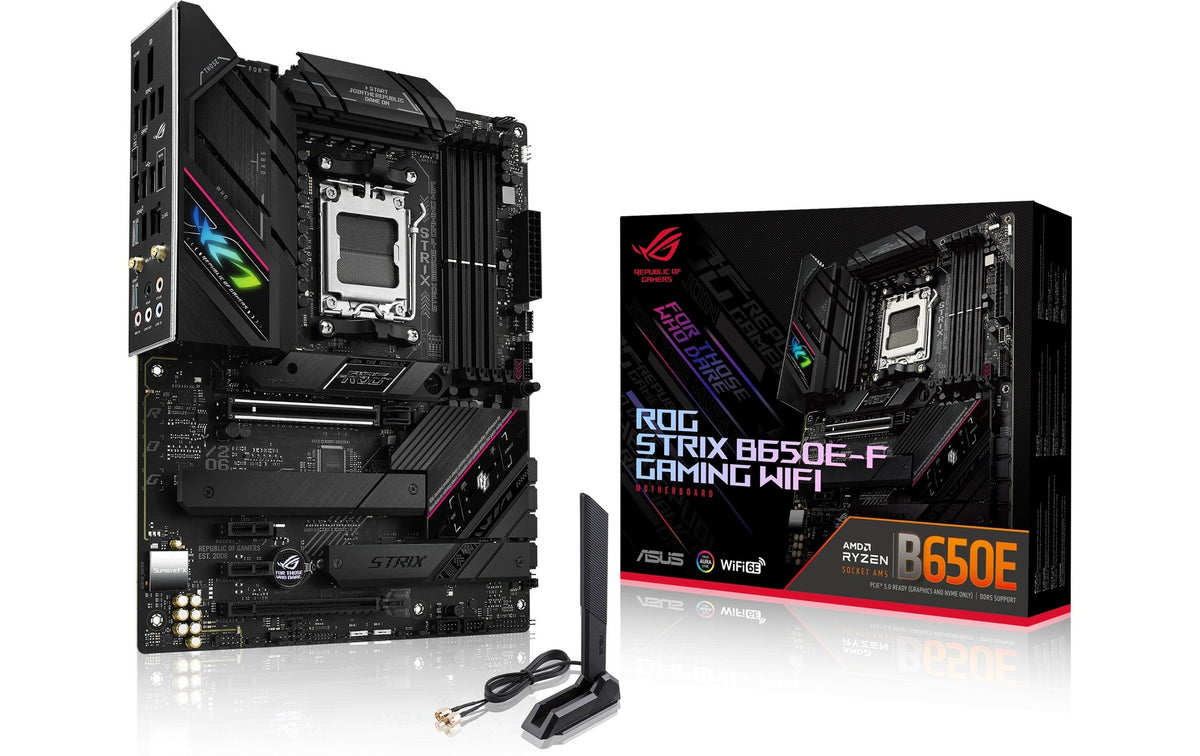 ASUS ROG STRIX B650E-F GAMING WIFI, ATX AM5, AMD B650, 4x DDR5, PCI-E 5.0