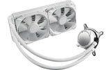 Asus ROG STRIX LC II 240 ARGB WH Liquid CPU Cooler, LCD, 2x120mm ARGB