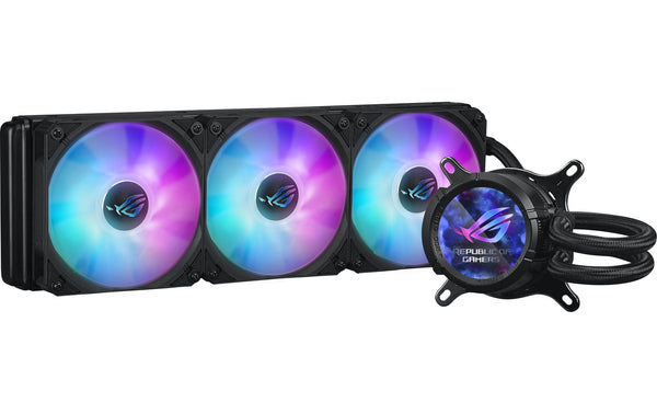 Asus ROG STRIX LC III 360 ARGB LCD BLK Liquid CPU Cooler, IPS LCD, 3x120mm ARGB