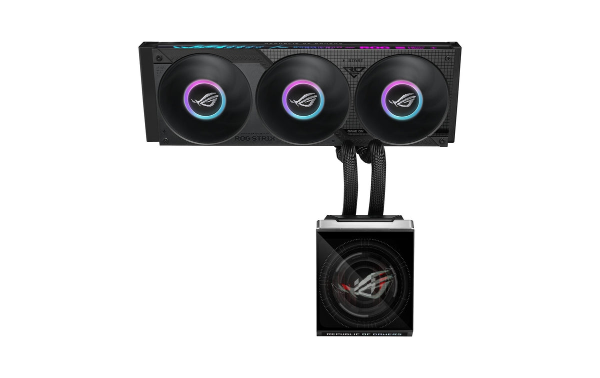 Asus ROG STRIX SLC IV 360 ARGB LCD BLK Liquid CPU Cooler, IPS LCD, 3x120mm ARGB