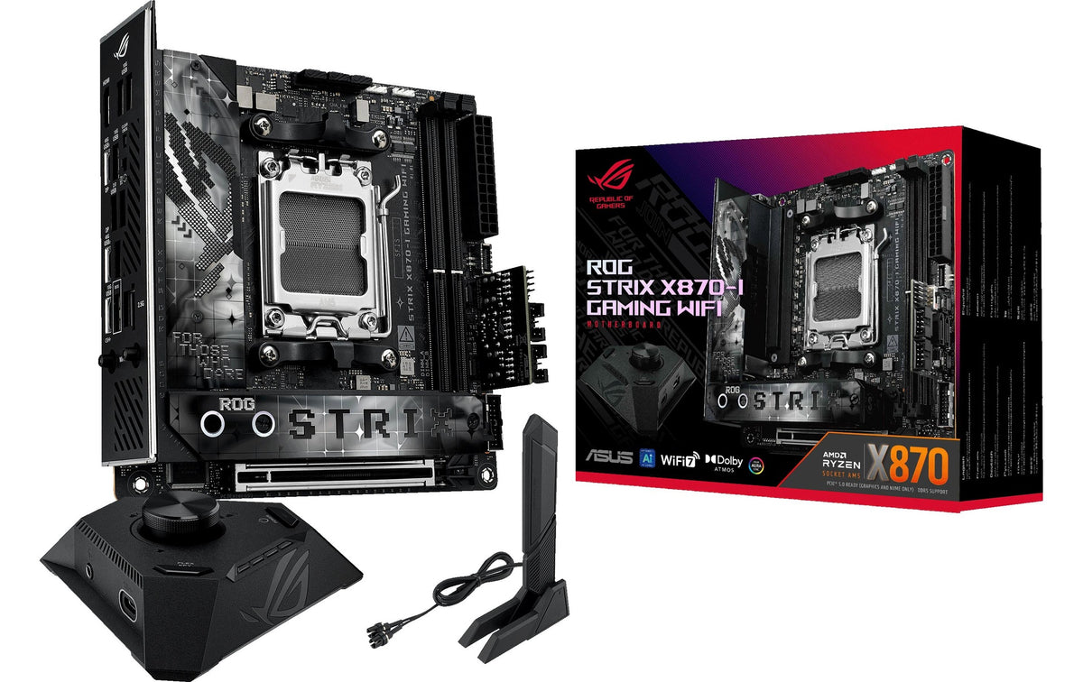ASUS ROG STRIX X870-I GAMING, mini-ITX, AM5 AMD X870, 2x DDR5, PCI-E 5.0